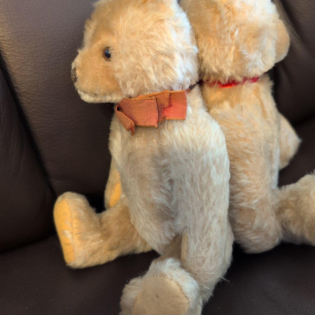 steiff シュタイフ テディベア タグありとタグなし各1体計2体