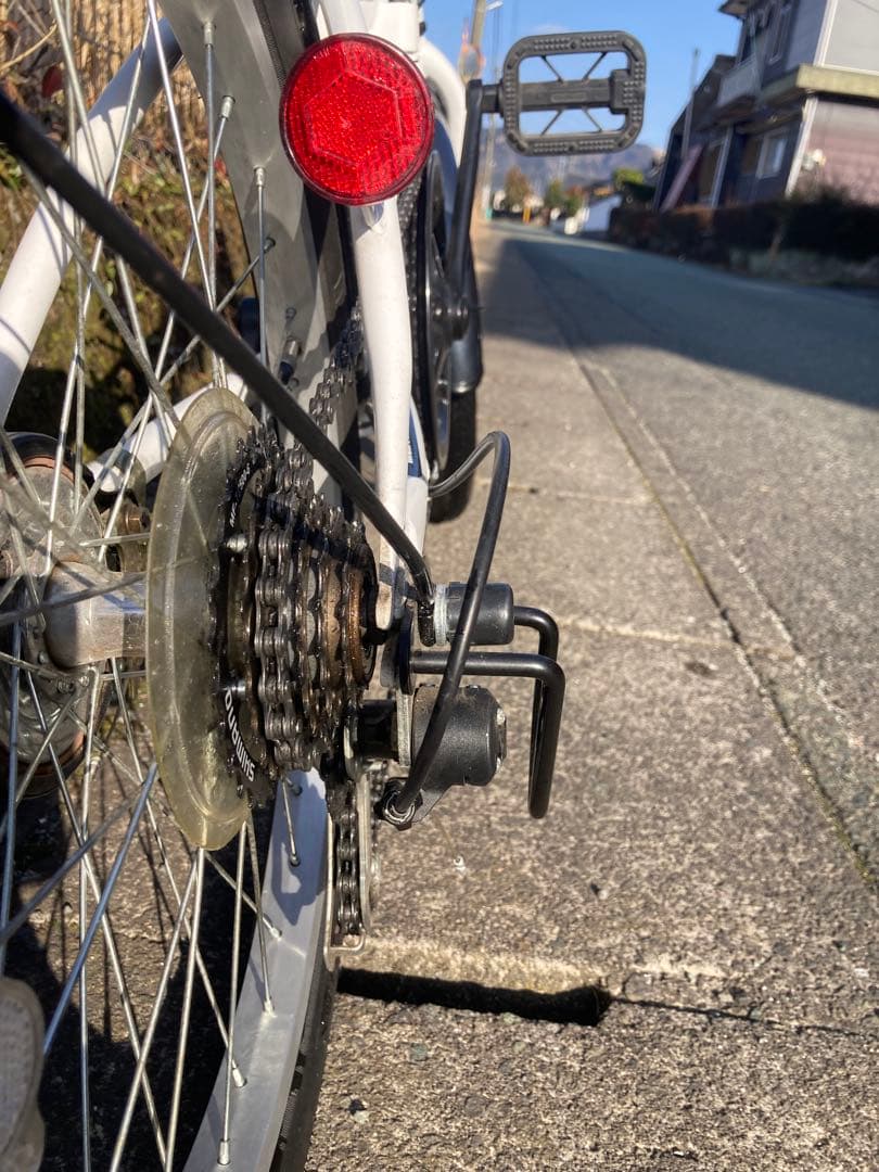 ゴチ　折りたたみ自転車20インチ シマノ6段 ライト付 熊本引取可