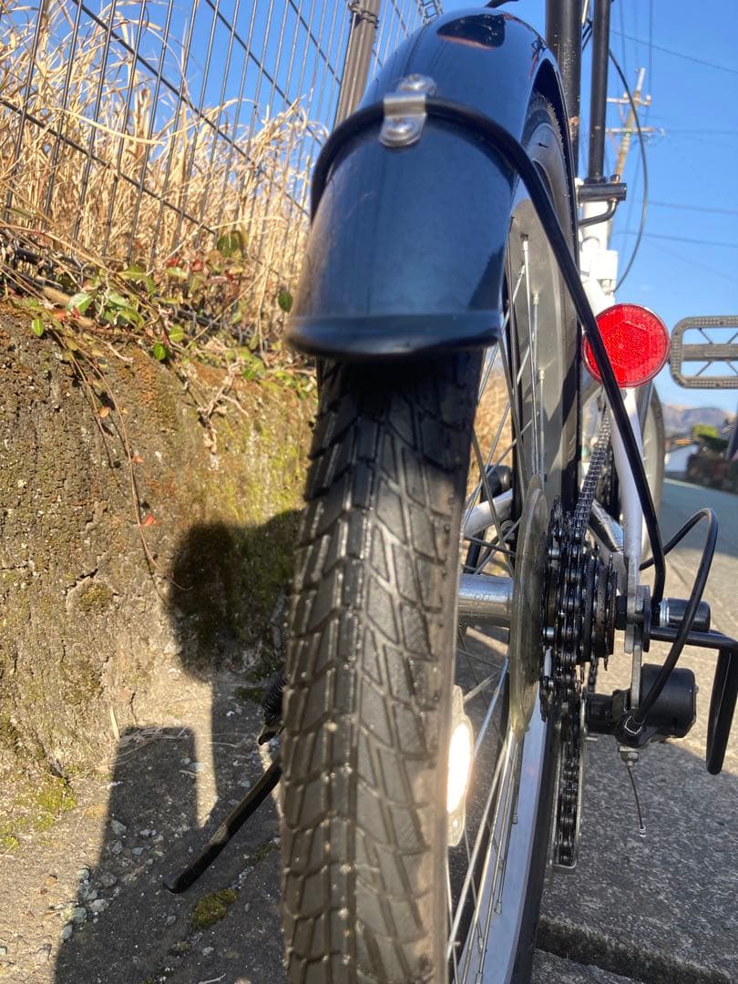 ゴチ　折りたたみ自転車20インチ シマノ6段 ライト付 熊本引取可