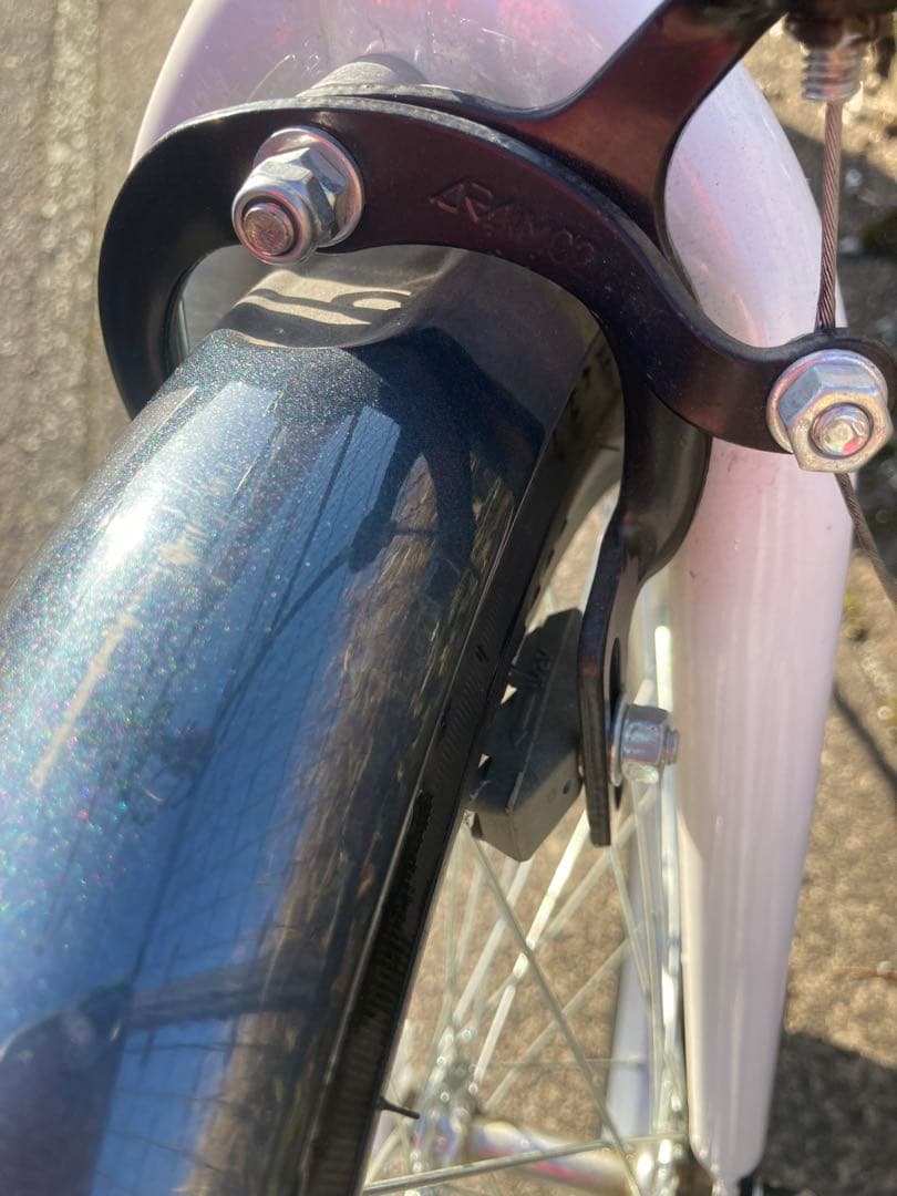 ゴチ　折りたたみ自転車20インチ シマノ6段 ライト付 熊本引取可