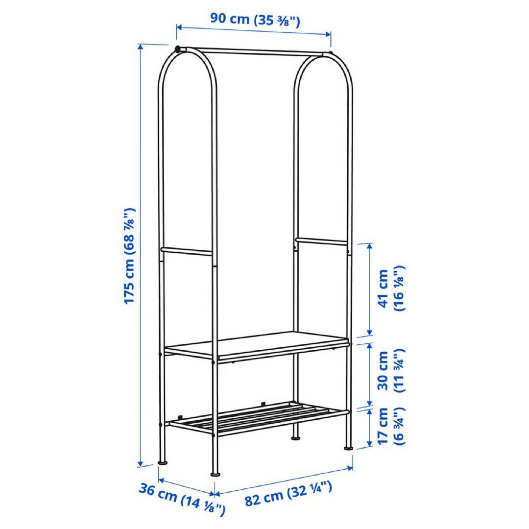 IKEA グローフェレット ハンガーラック