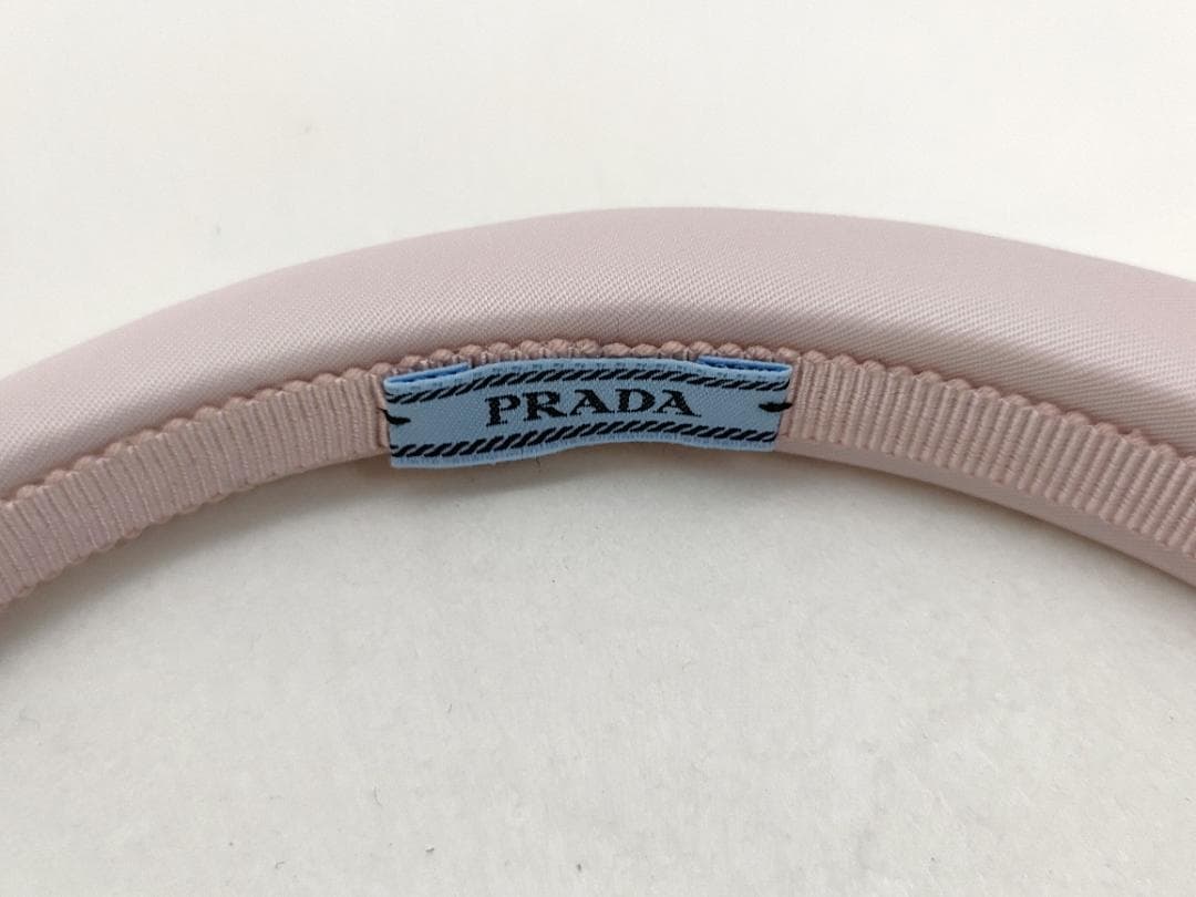 新品未使用 PRADA カチューシャ ピンク ヘアアクセ 箱・袋付
