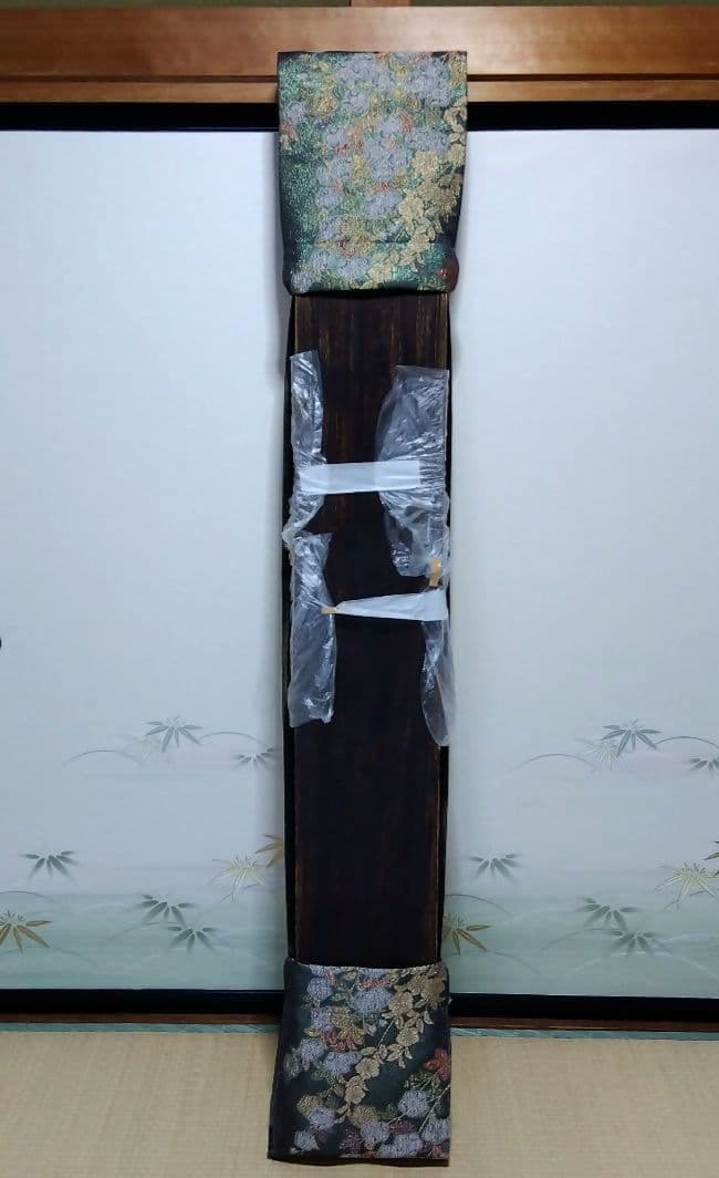 「高級辻が花中古帯」和楽器　琴　油単　ゆたん