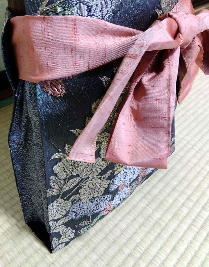 「高級辻が花中古帯」和楽器　琴　油単　ゆたん