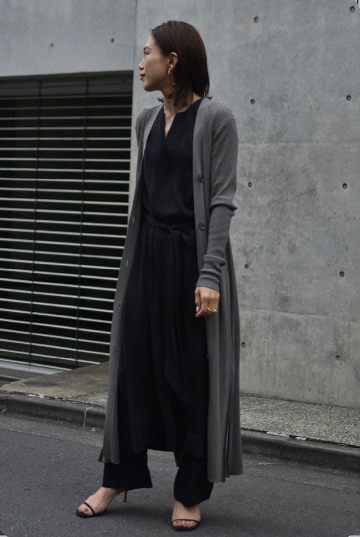 美品◉ カオス シルクコンクレクスタ ニット カーディガン ブラック 黒