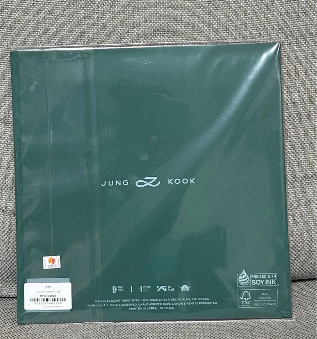 BTSジョングクGOLDEN LP レコード　jungkook アナログ盤