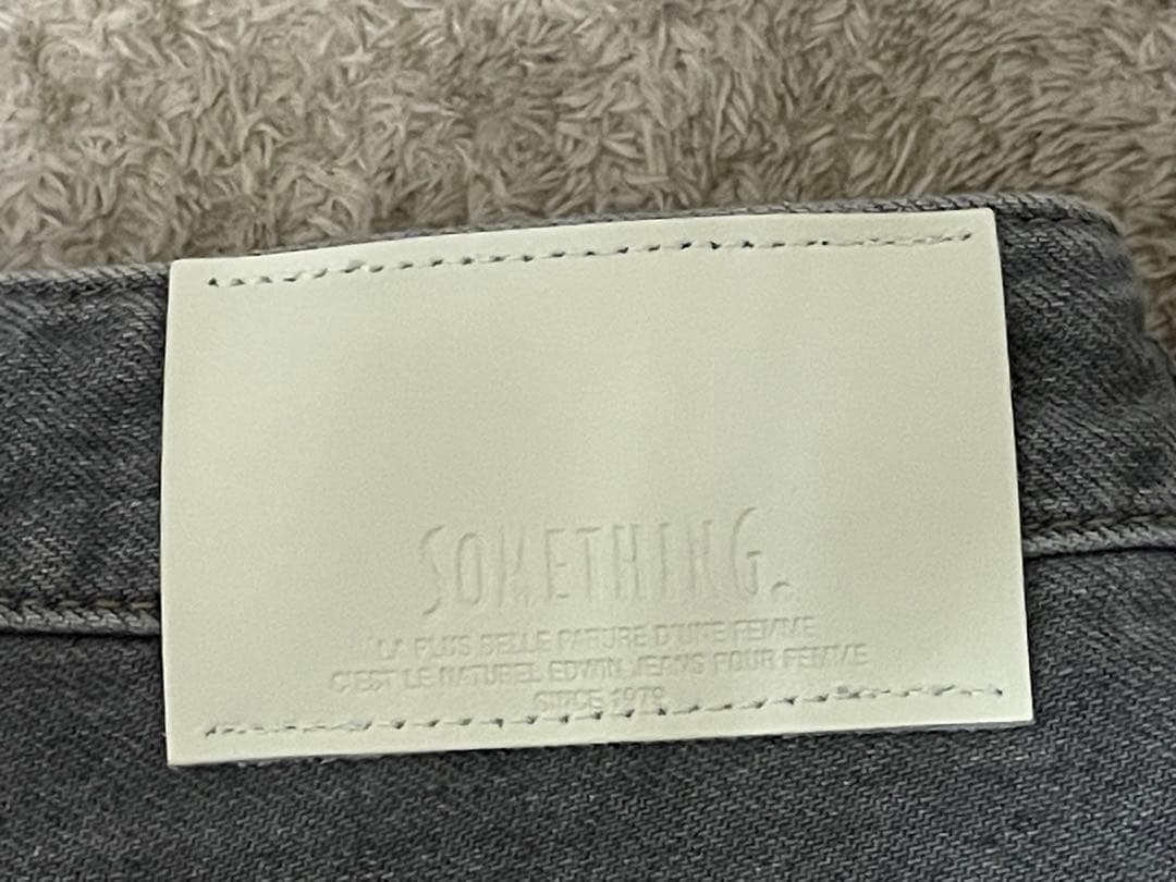 FASHIRU × SOMETHING　バギーフィットジーンズ　サイズ0