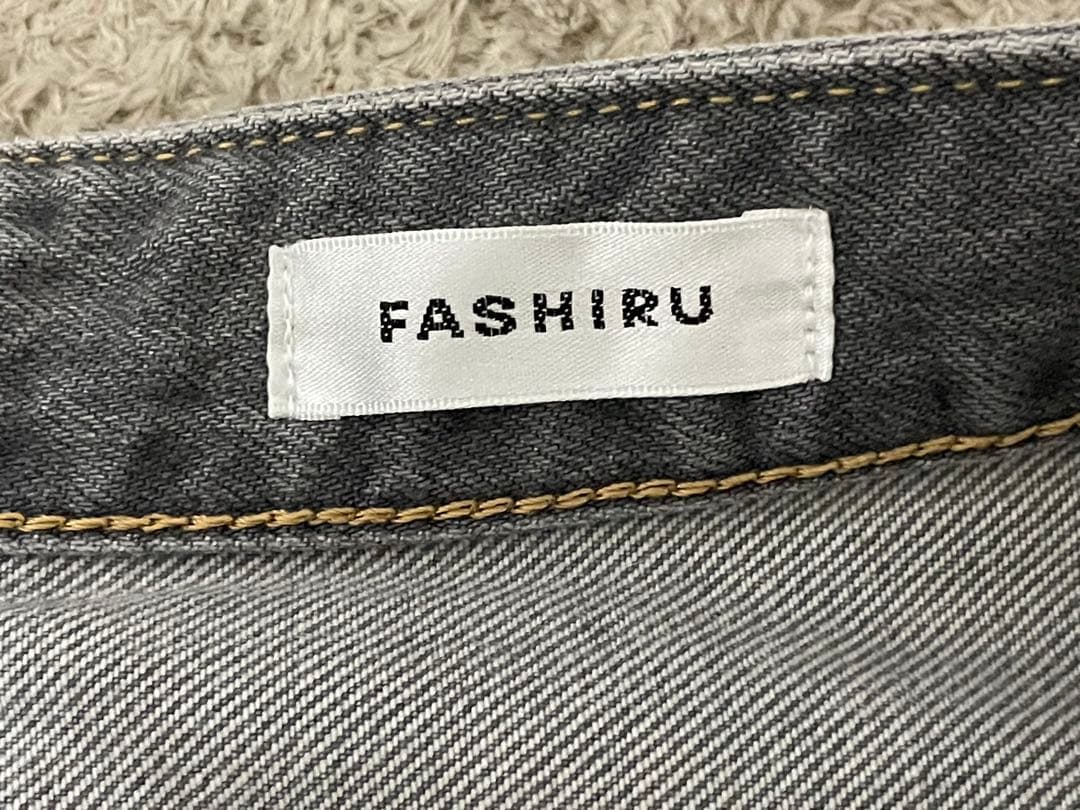 FASHIRU × SOMETHING　バギーフィットジーンズ　サイズ0