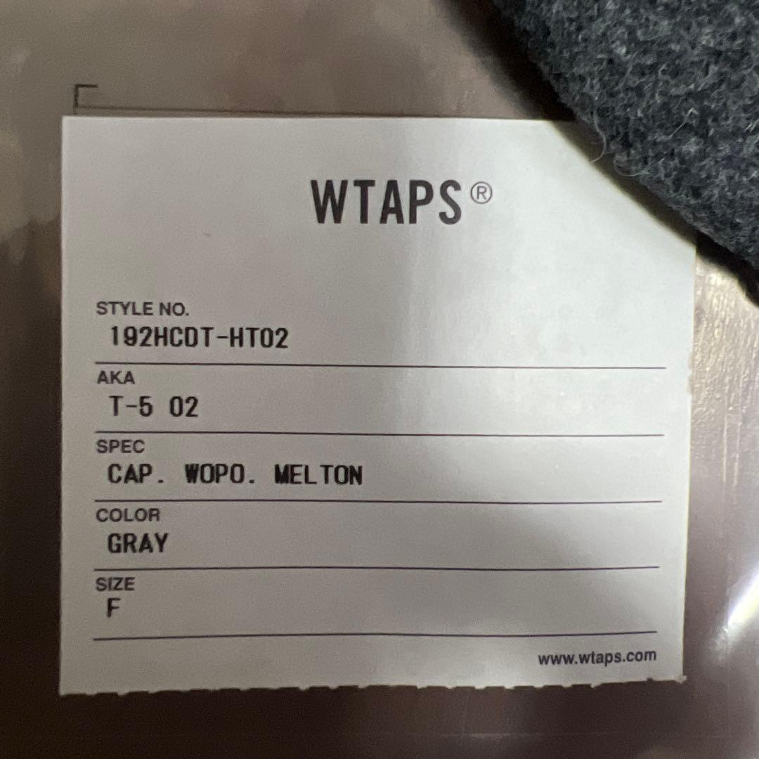 WTAPS グレー キャップ T-5 02