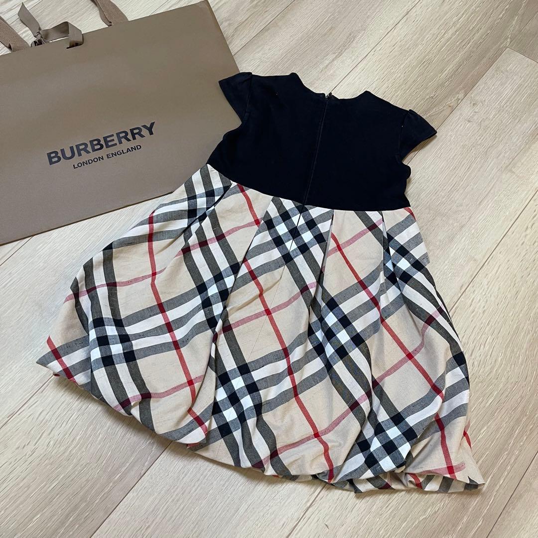 み*様 【BURBERRY】スカートチェック　ワンピース 90CM