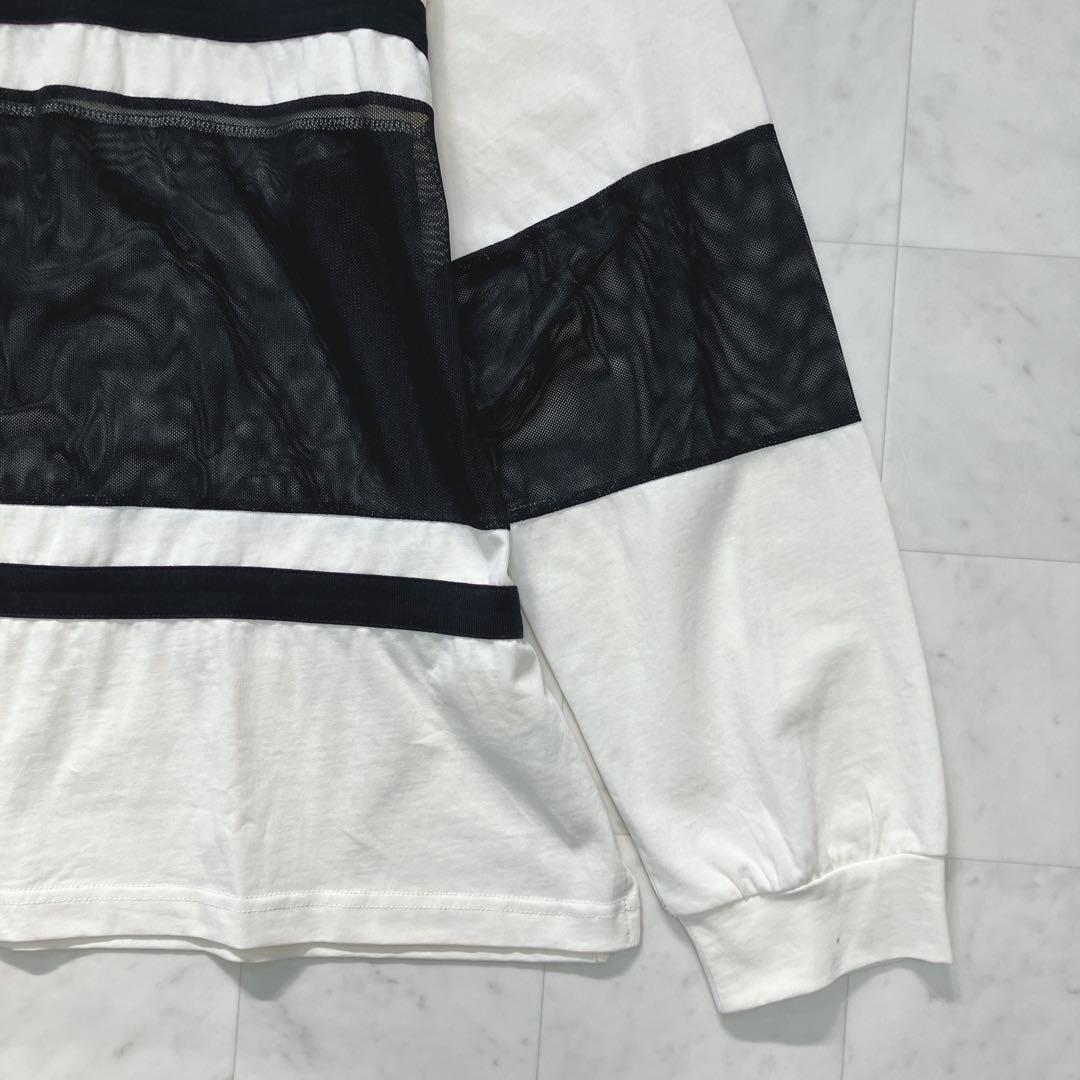 MAISON SPECIALメゾンスペシャル メッシュオーバーサイズラガーシャツ