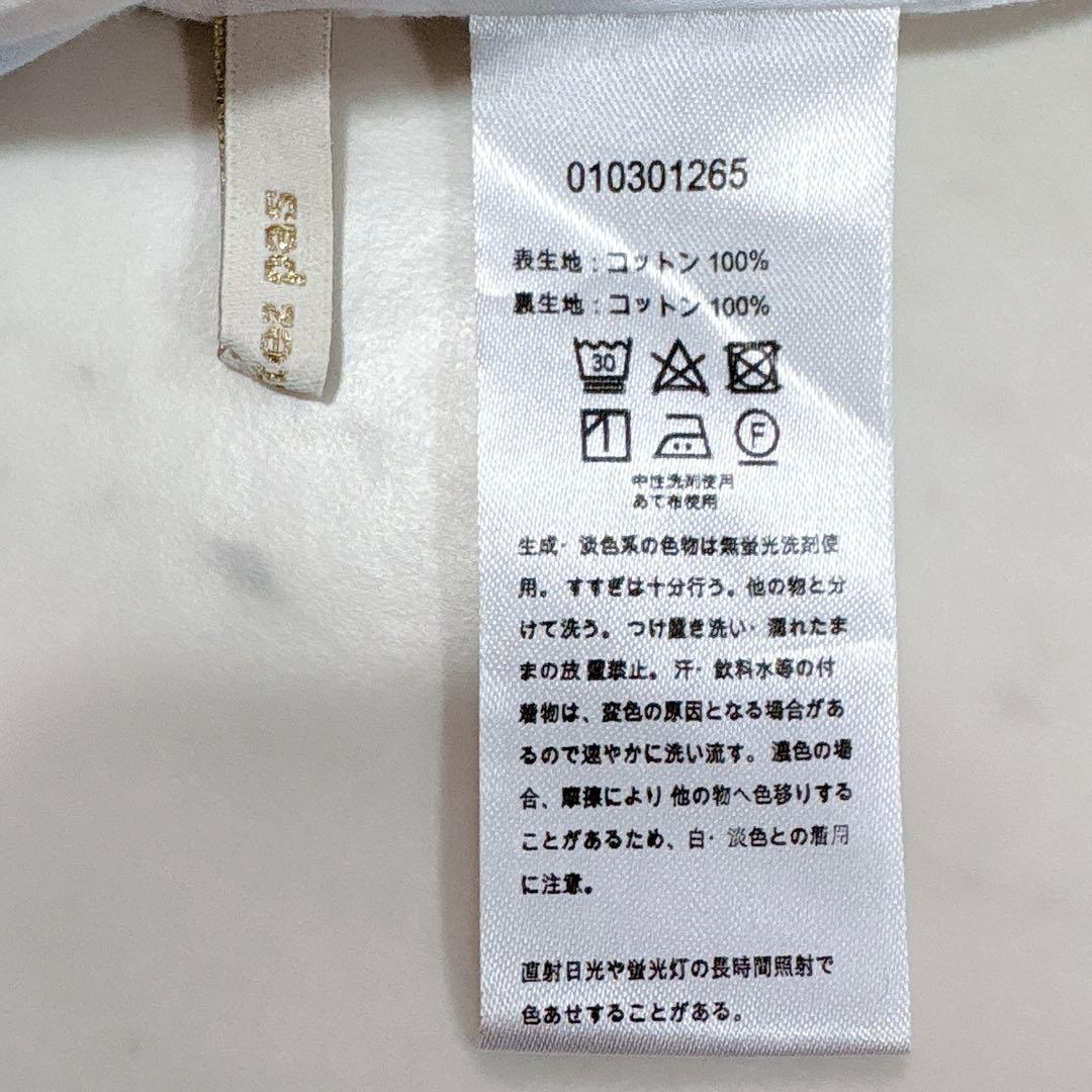 極美品✨ヌキテパ　ストライプフレアスカート　ブルー　コットンボイル　ロング　裏地