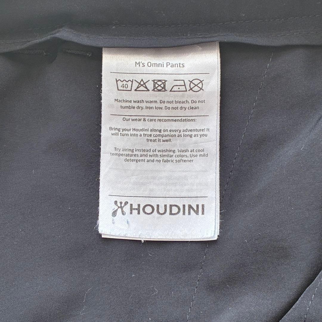 【美品】HOUDINI M’s Omni Pants True Black M