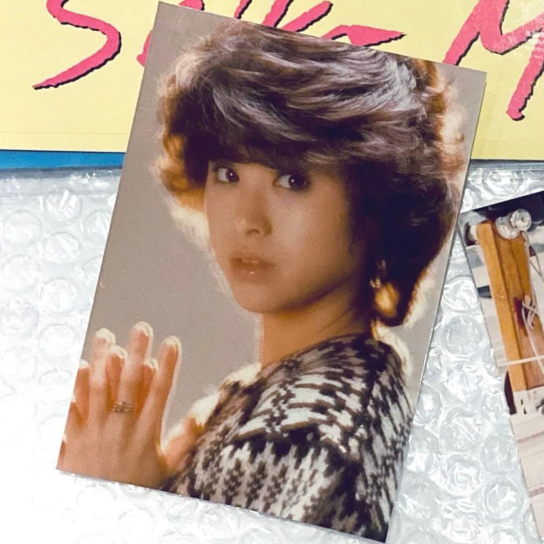 松田聖子 アナログ レコード 3枚 帯付き 特典 ステッカー 生写真　昭和レトロ