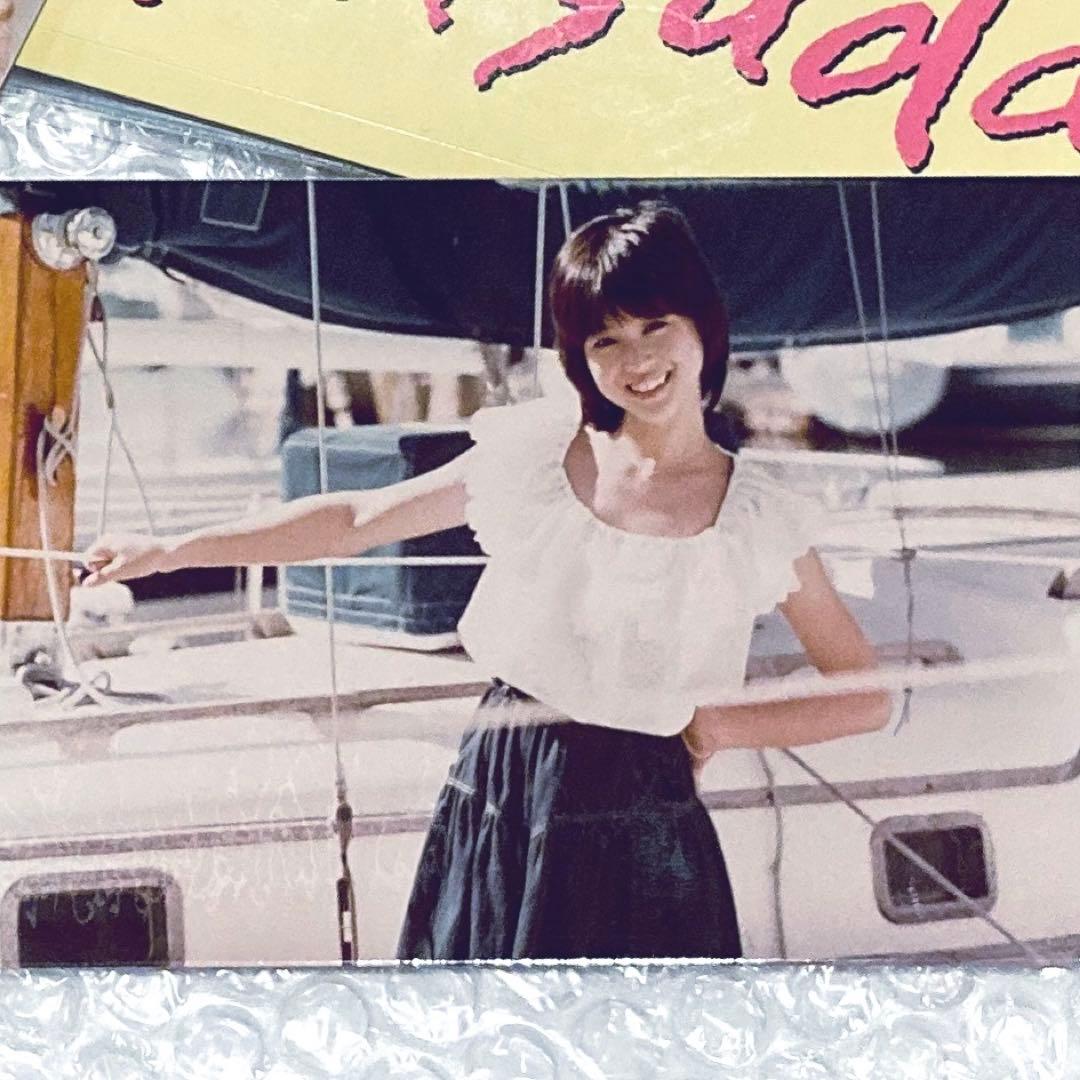 松田聖子 アナログ レコード 3枚 帯付き 特典 ステッカー 生写真　昭和レトロ