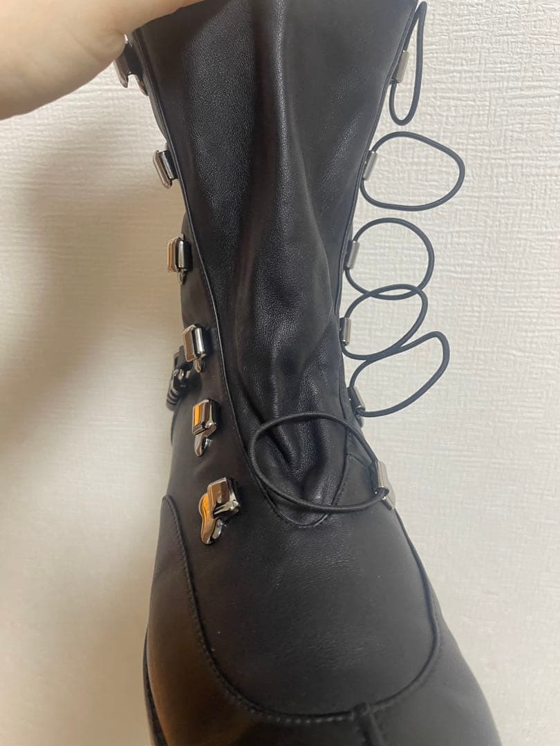 CHRISTIAN LOUBOUTIN クリスチャンルブタンブーツ 黒レザー