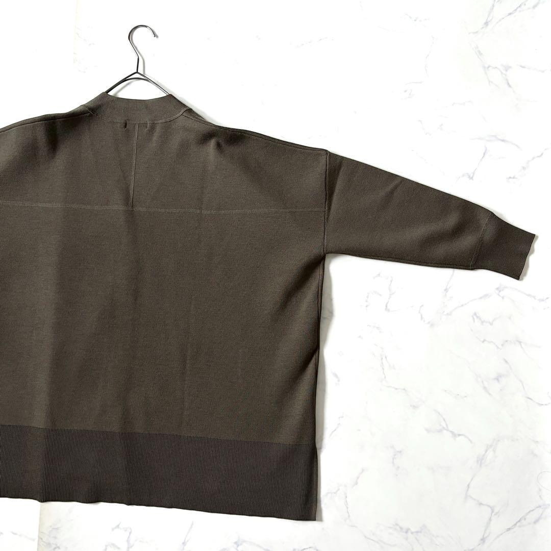 IENA スーパーファインスムースポンチョカーディガン