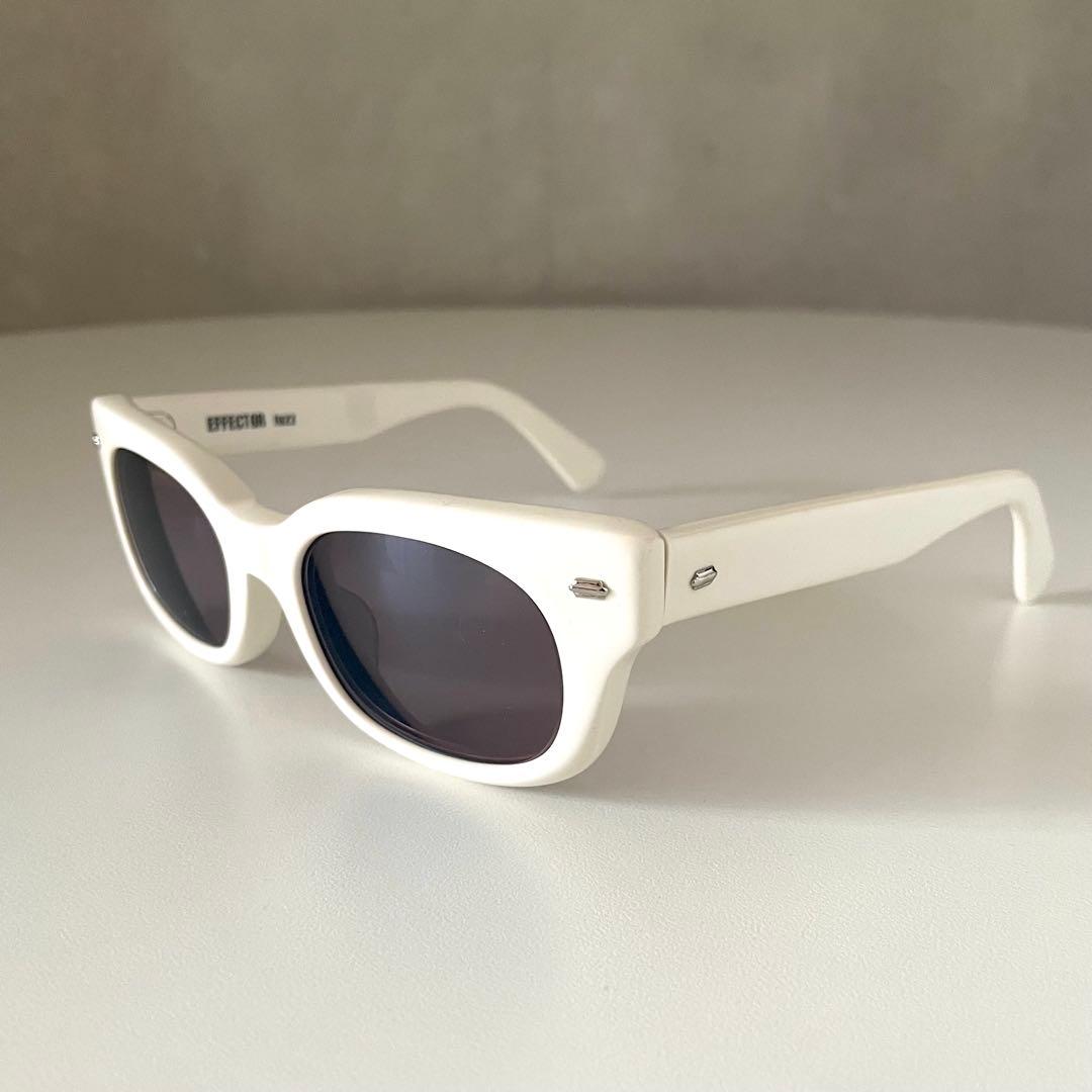 名作 EFFECTOR fuzz White ホワイト 眼鏡 メガネ ibe