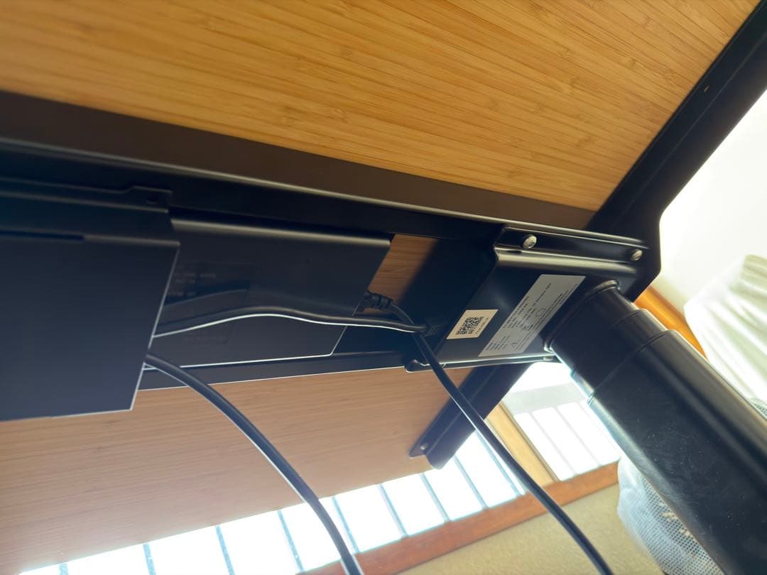 Flexispot E8 + 天板 竹製 幅140 奥行70
