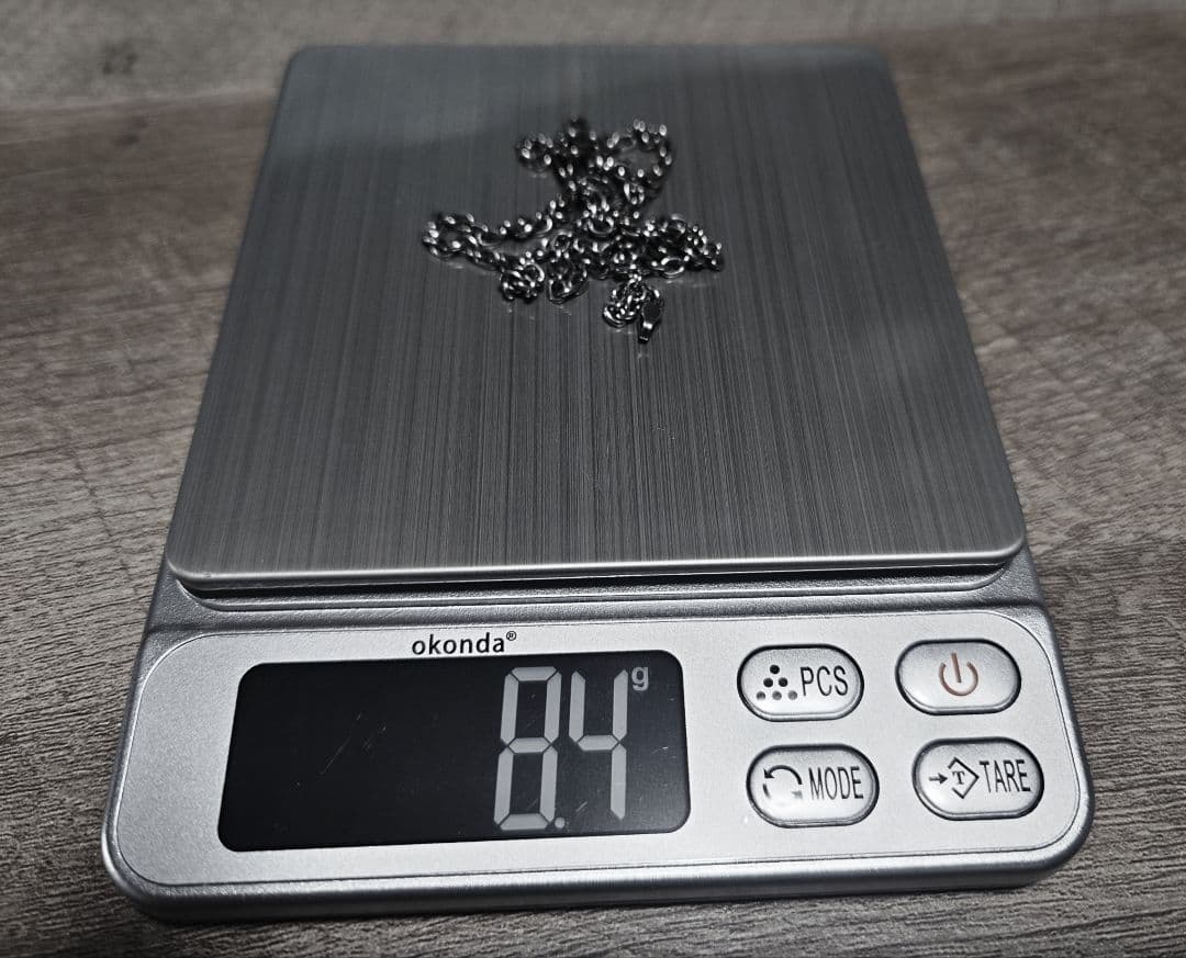 GIGOR ジゴロウ　シルバー925 Silver925あずきチェーン 45㌢