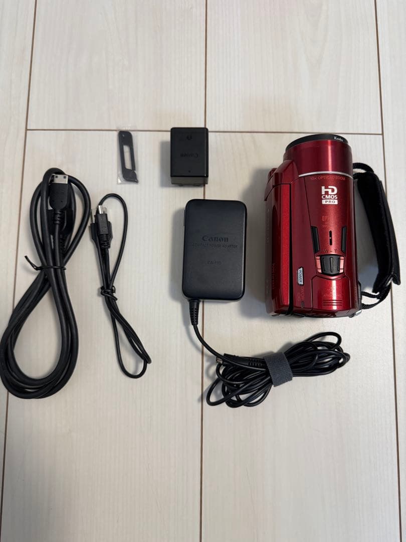 Canon iVIS HF M52 ビデオカメラ 本体 レッド