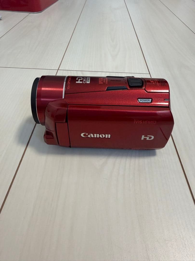 Canon iVIS HF M52 ビデオカメラ 本体 レッド