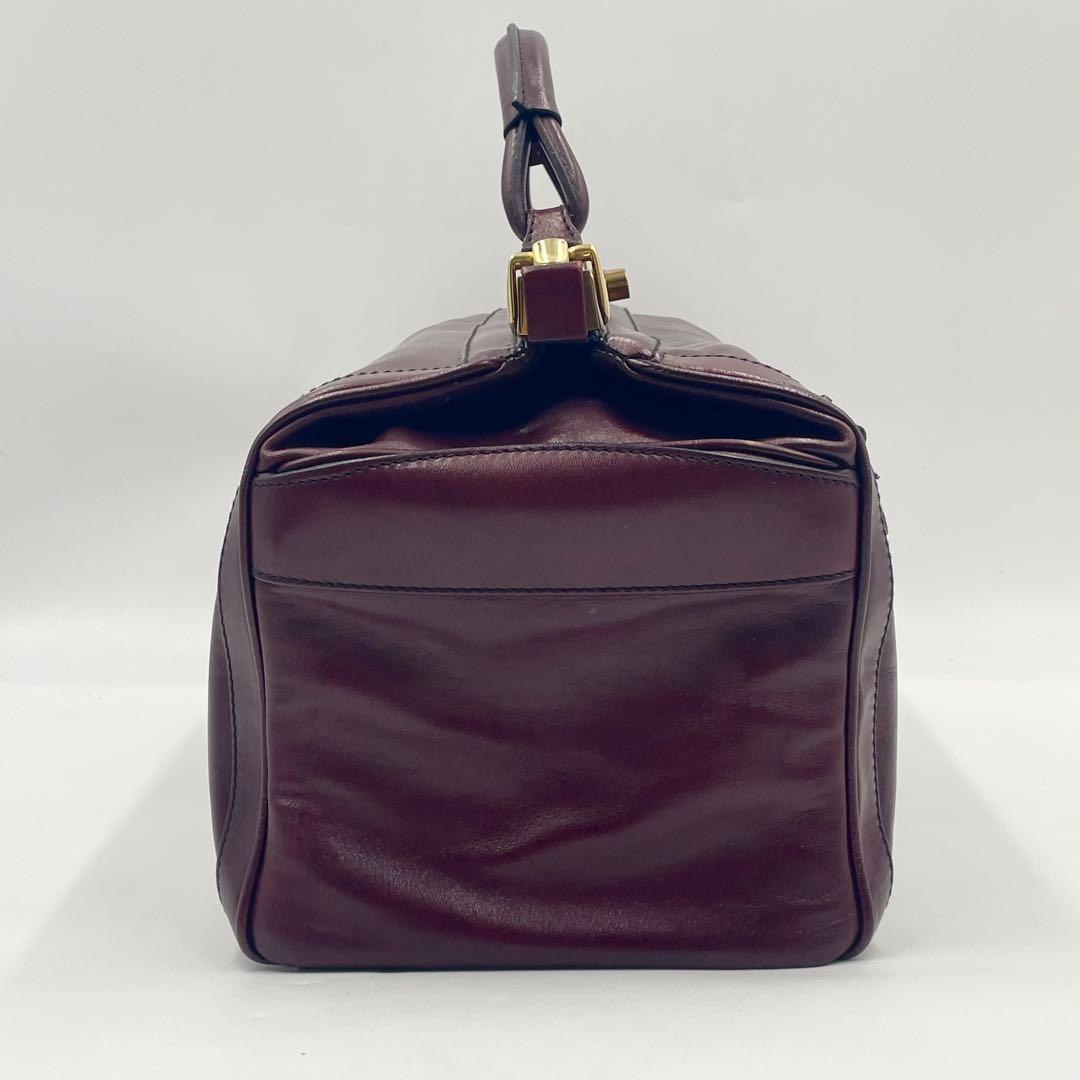 【美品】GOLD PFEIL ダレスバッグ ボルドー ボストンバッグ 大容量