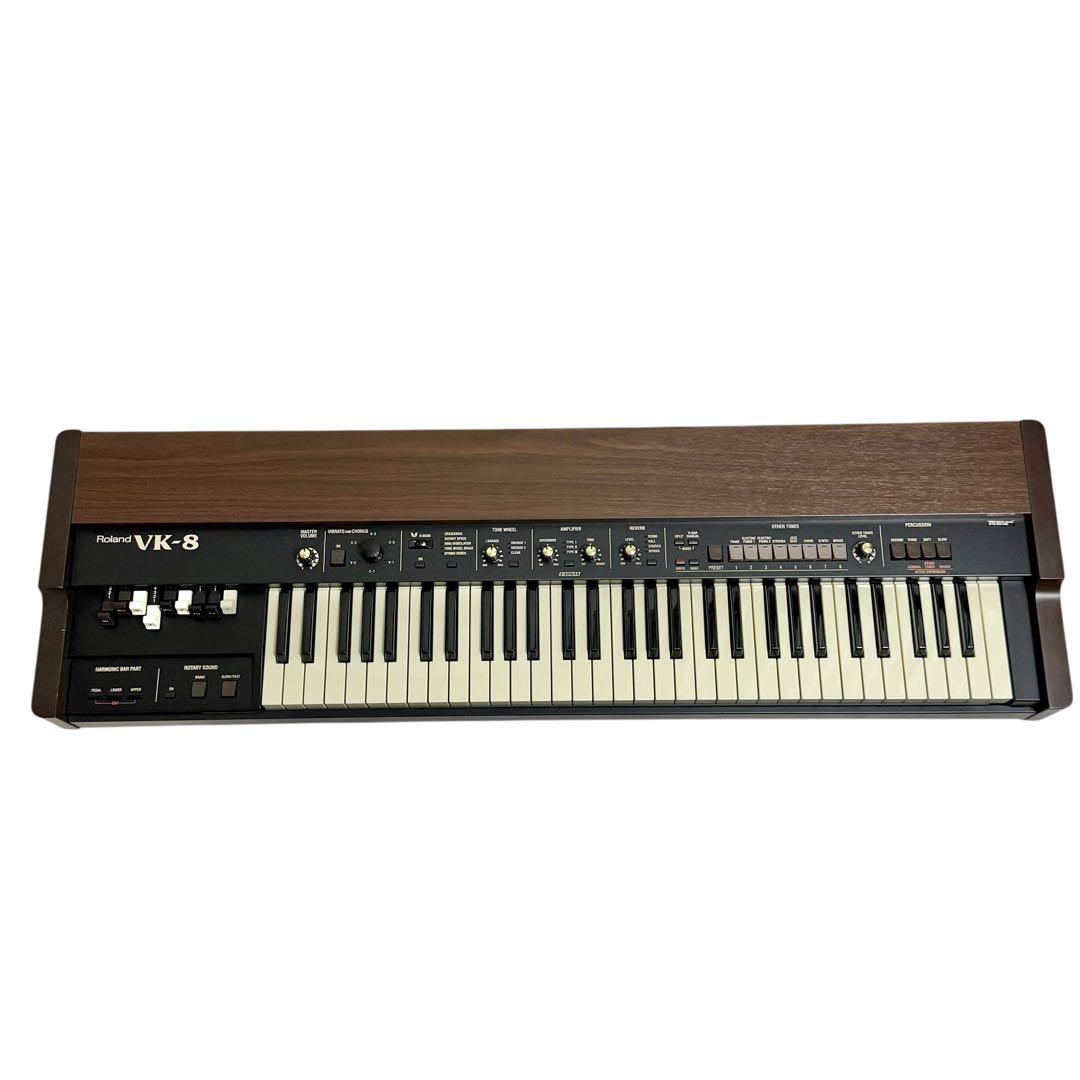 【動作品】Roland VK-8 シンセサイザー 純正ケース付 61鍵