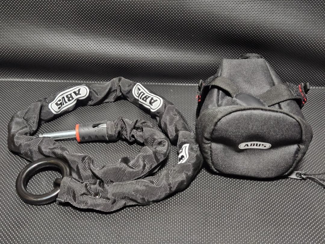 ABUS 6950M フレームロック + 6KS/100 チェーン + バッグ