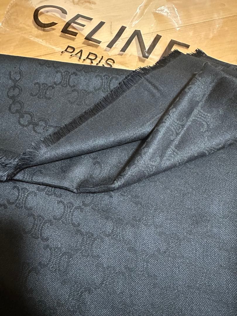 CELINE カシミヤ ストール 185cm×70cm
