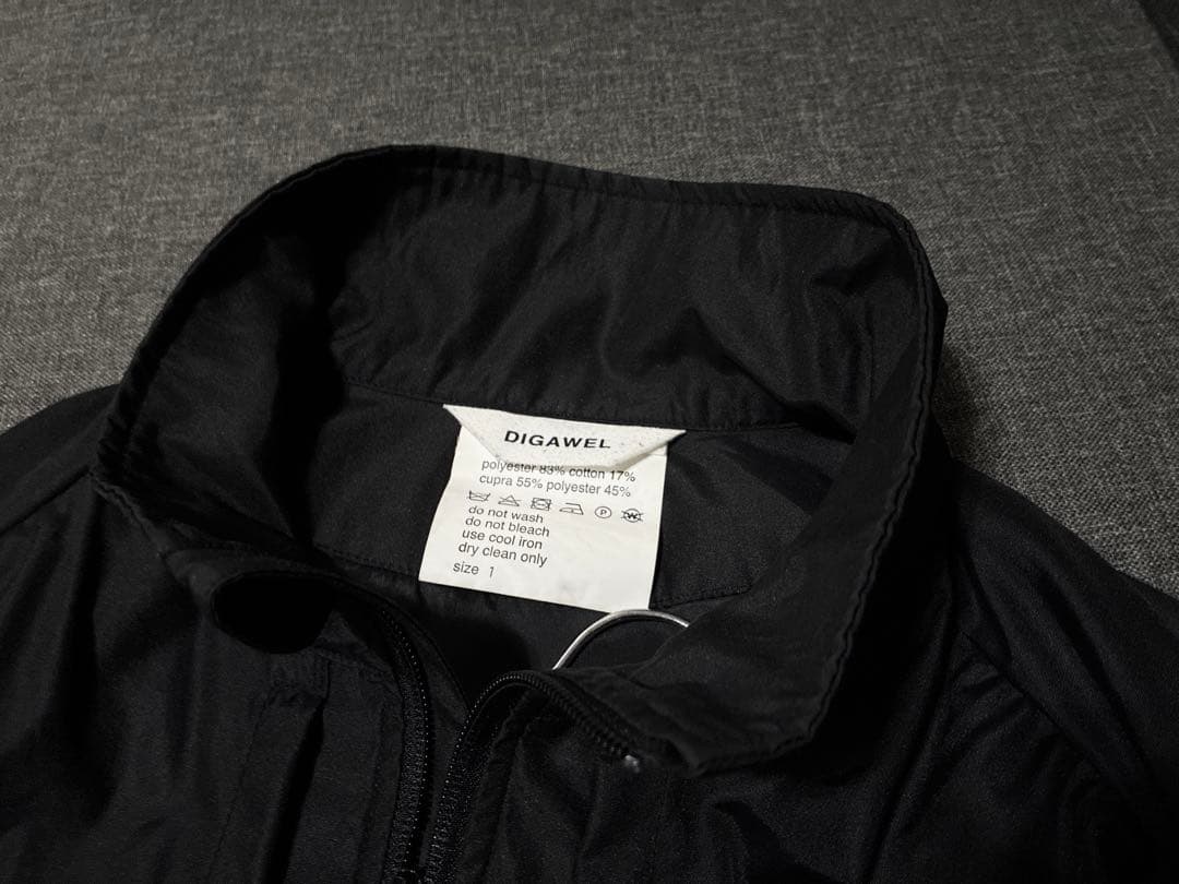 ジャケット・アウター DIGAWEL pocket blouson black size1 20ss