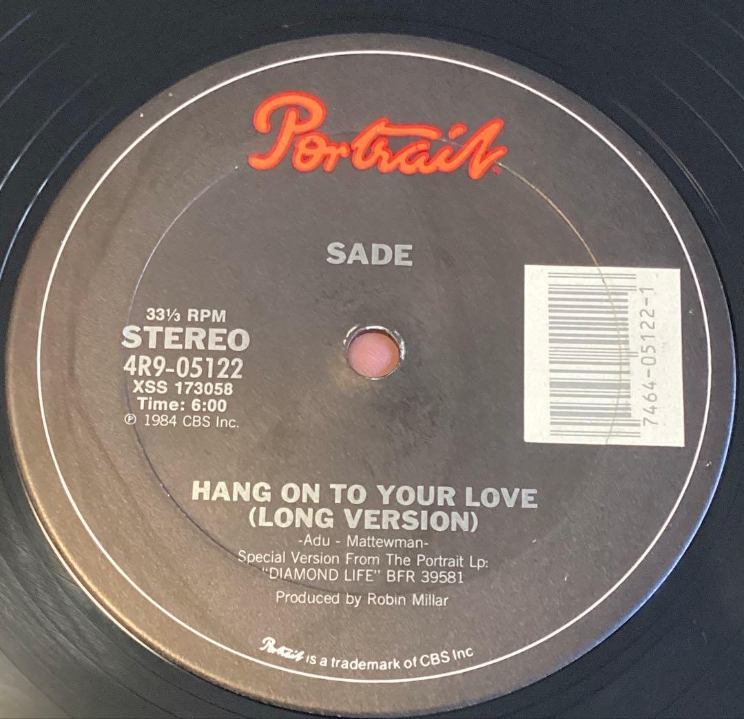 (USED)Sade Hang On To Your Love 12インチ 希少