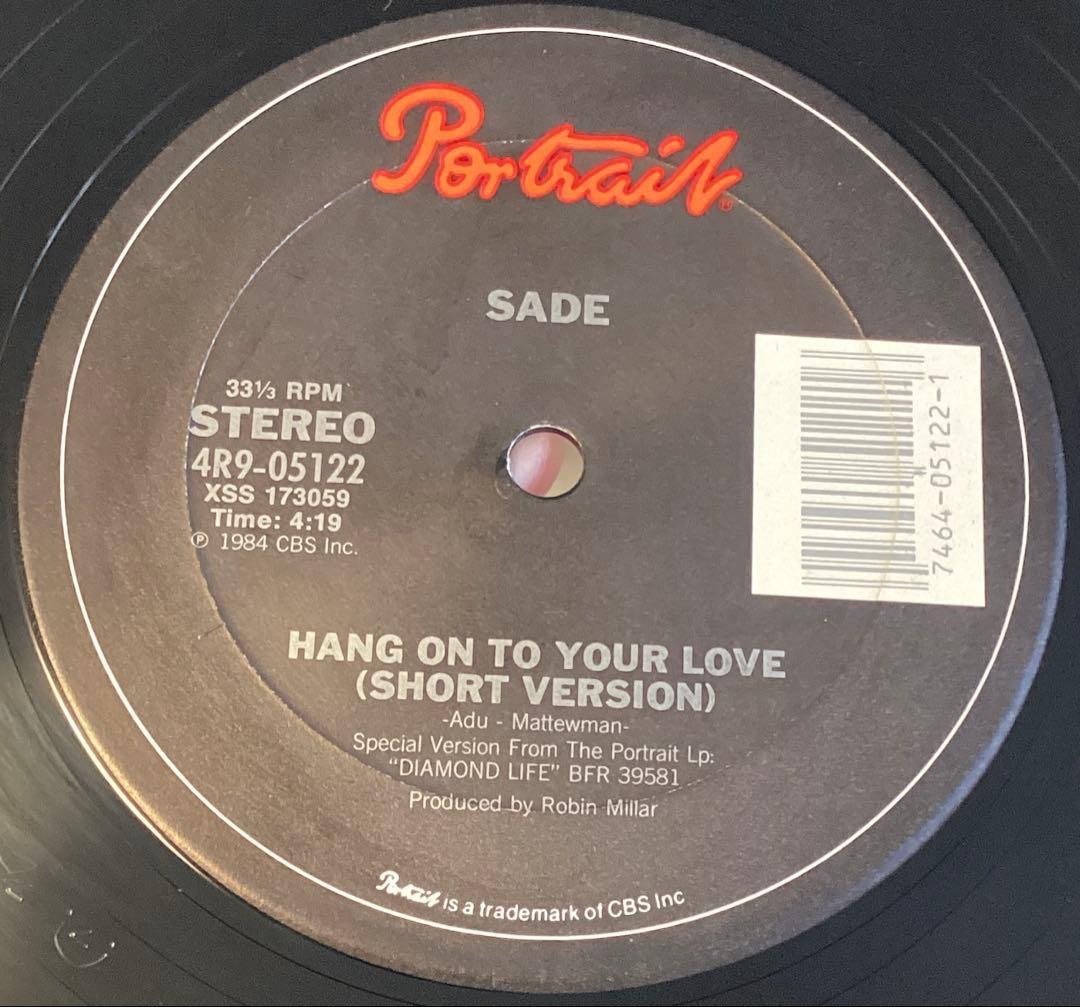 (USED)Sade Hang On To Your Love 12インチ 希少