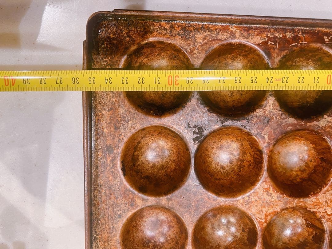 銅板製 たこ焼き器 20穴、