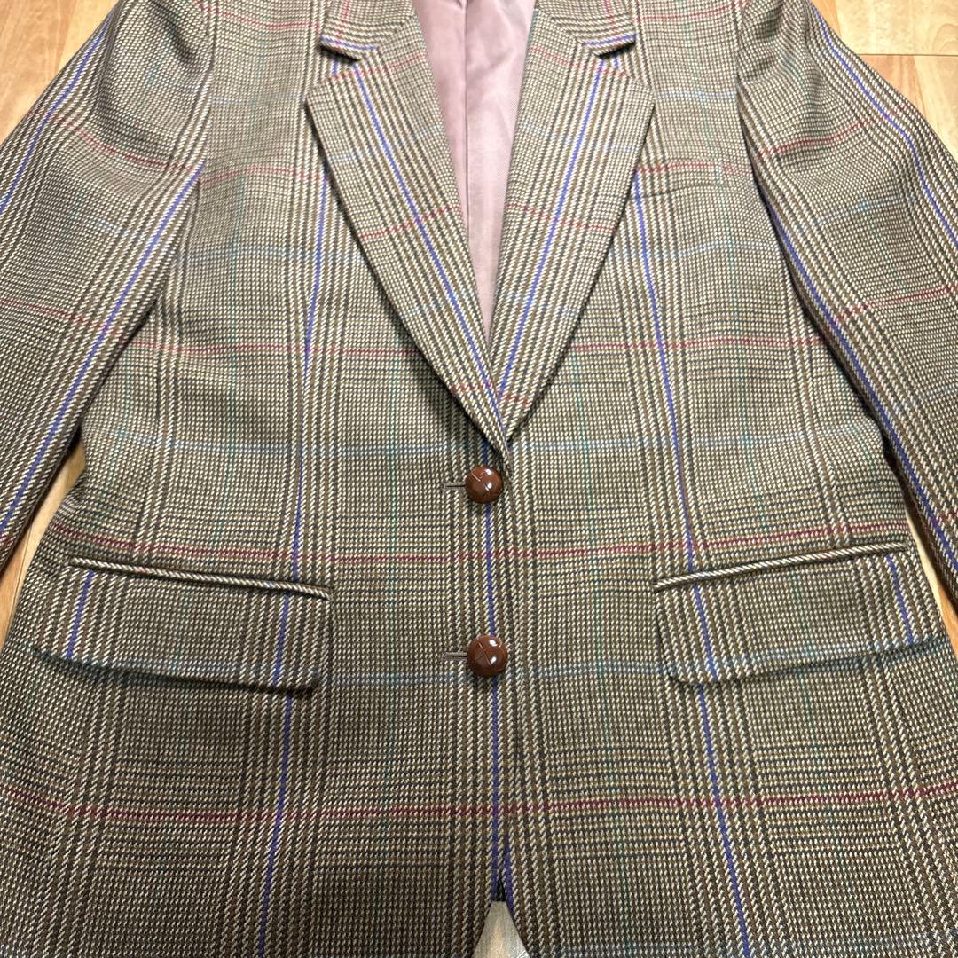 ゆっきー 　90s BURBERRY バーバリー　チェック柄テーラード