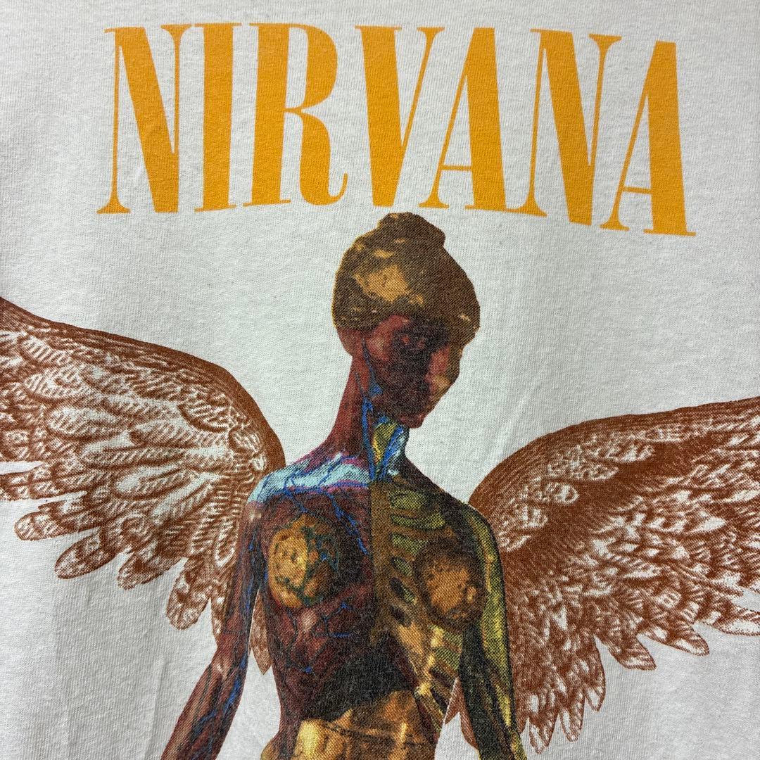NIRVANA IN UTERO Tシャツ ホワイト