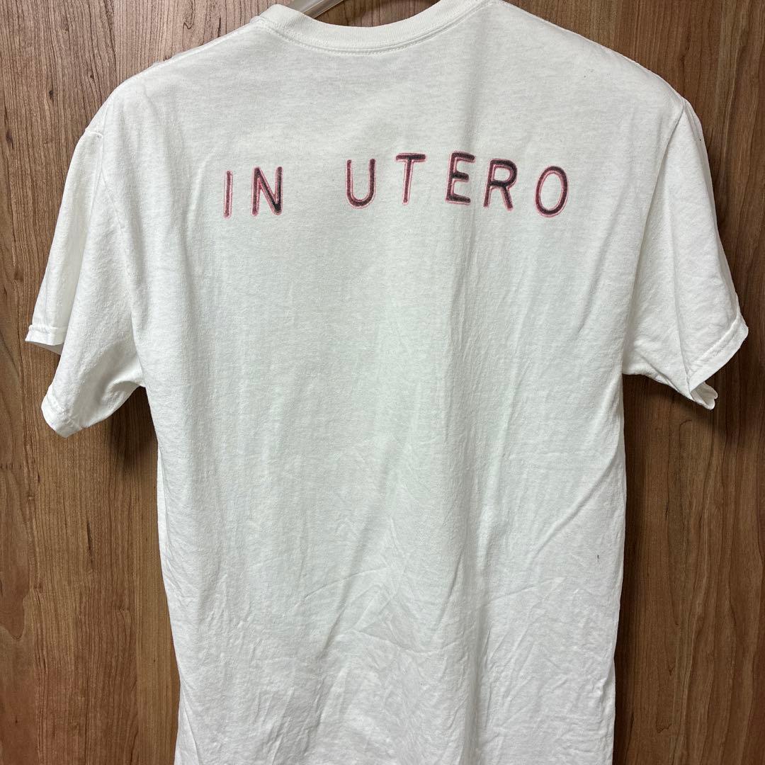 NIRVANA IN UTERO Tシャツ ホワイト