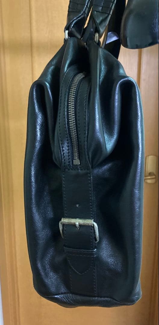 ANN DEMEULEMEESTER ボストンバッグ レザー 黒