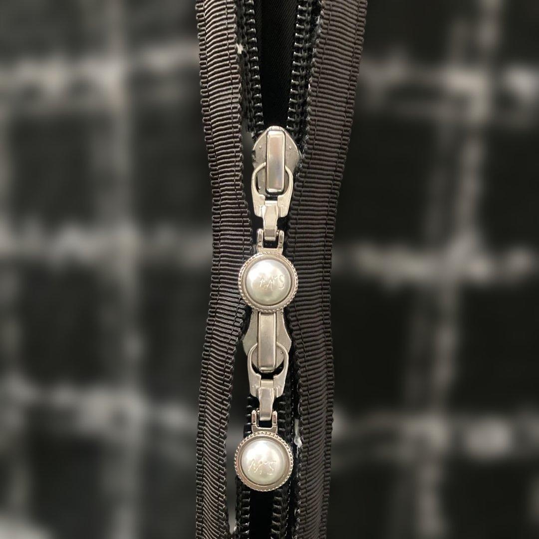 M'S GRACY 黒白チェック ロングコート