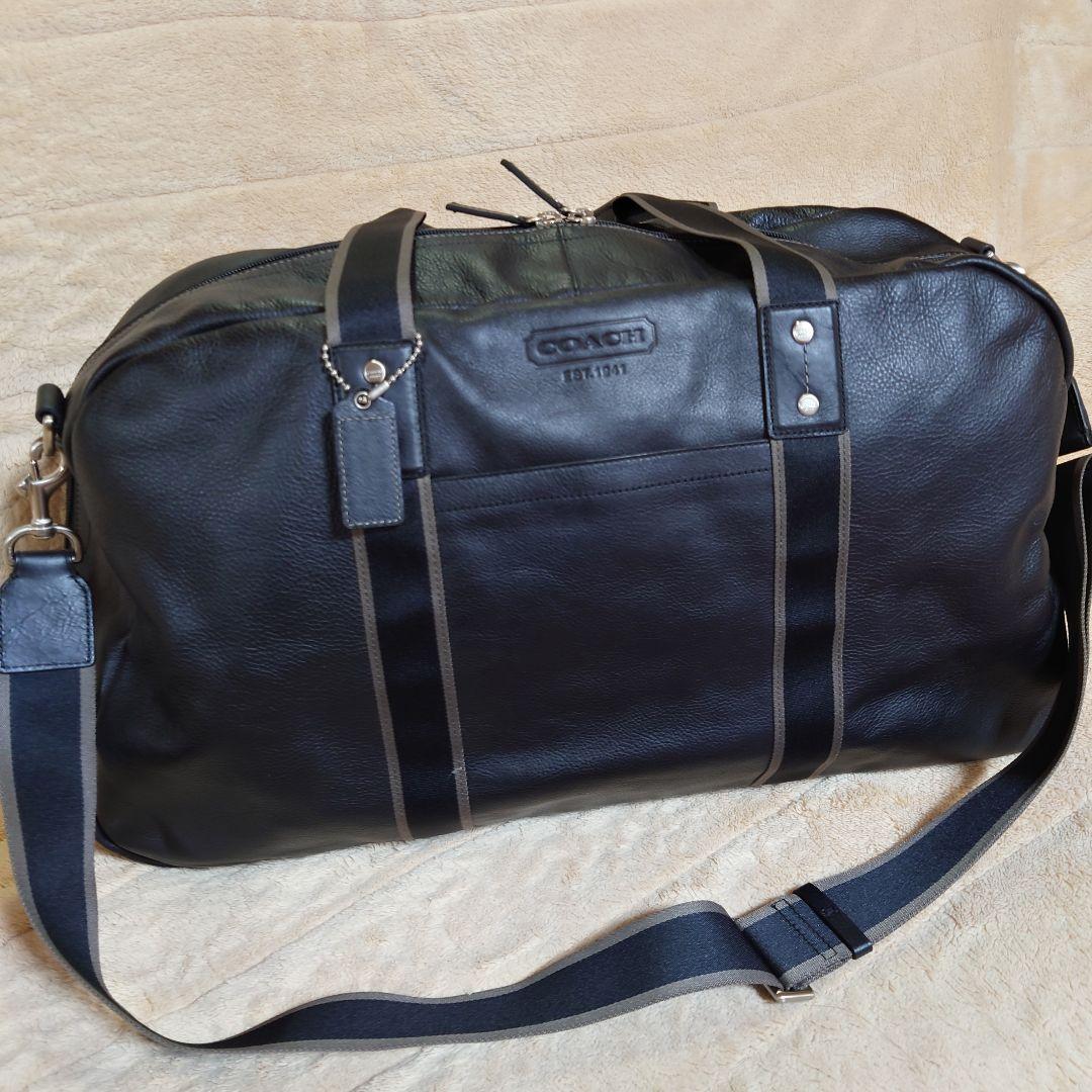 【希少ブラック】COACH ブラック ボストンバッグ
