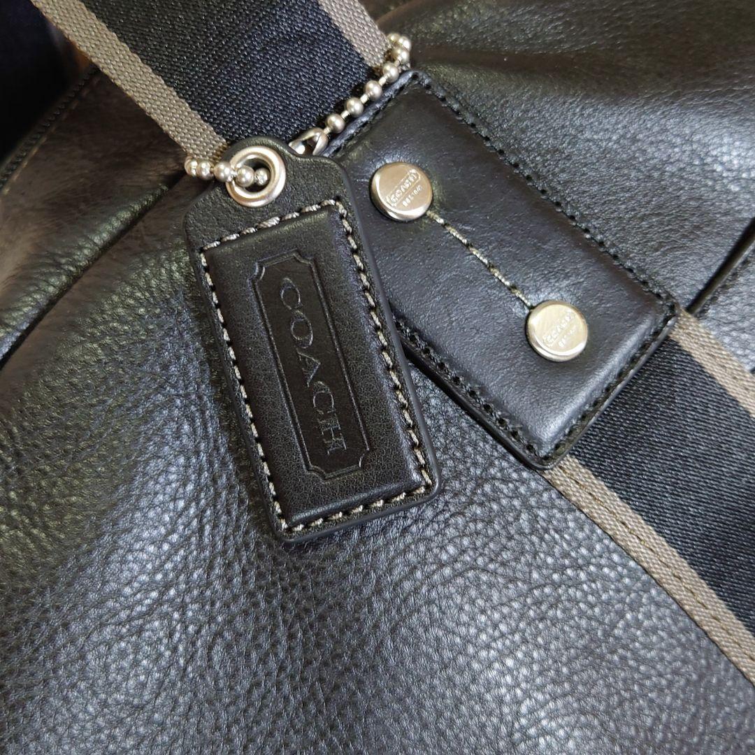 【希少ブラック】COACH ブラック ボストンバッグ
