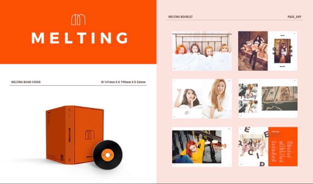 直筆サイン入り⭐️MAMAMOO⭐️1st Album⭐️MELTING