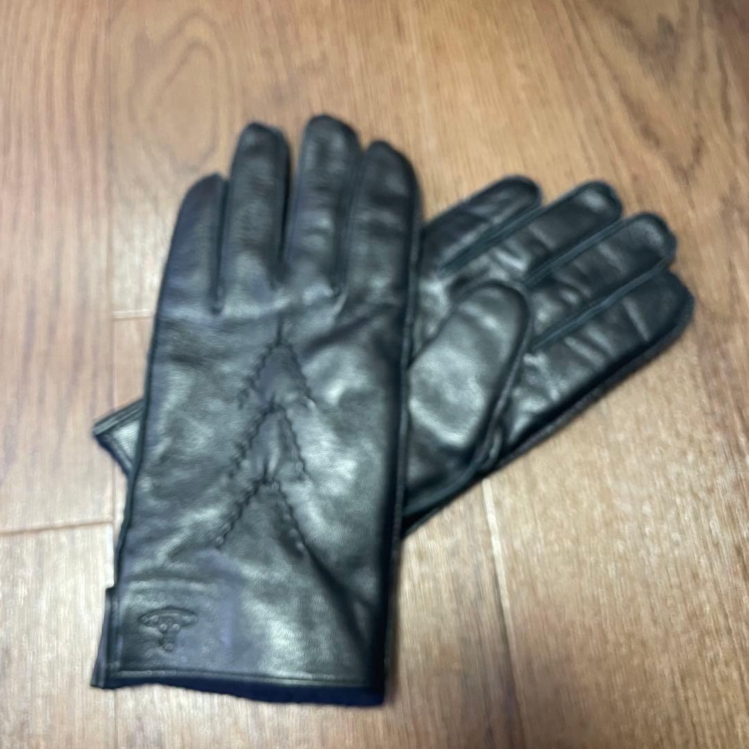 Vivienne Westwood 手袋 レザー 本革 グローブ 黒　ブラック
