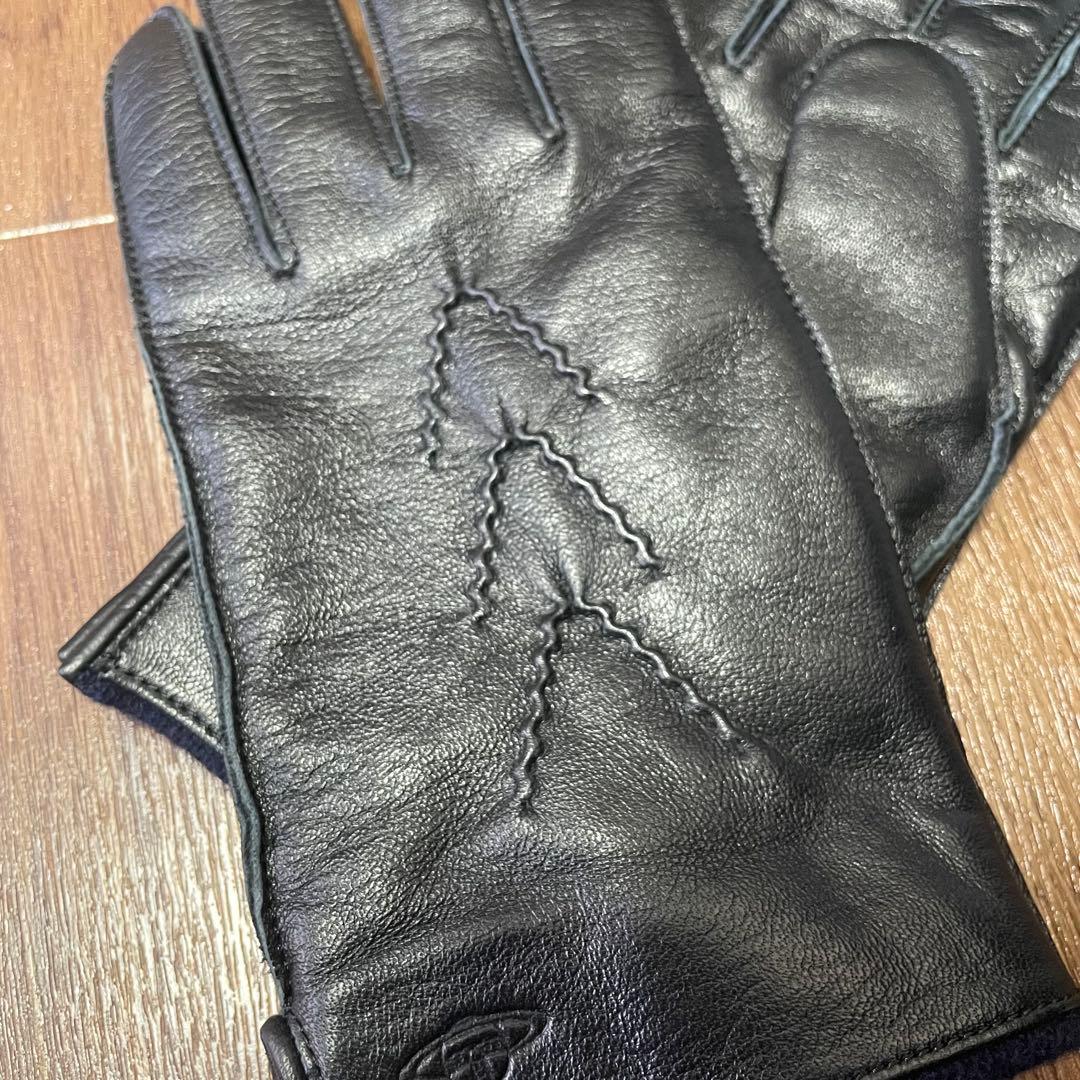 Vivienne Westwood 手袋 レザー 本革 グローブ 黒　ブラック