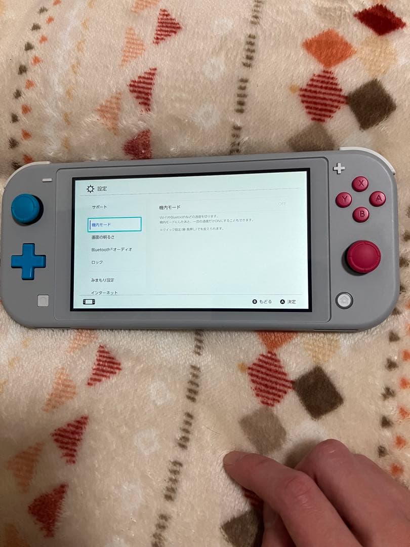 Nintendo Switch Lite グレー　ポケモン　箱なし　充電器なし