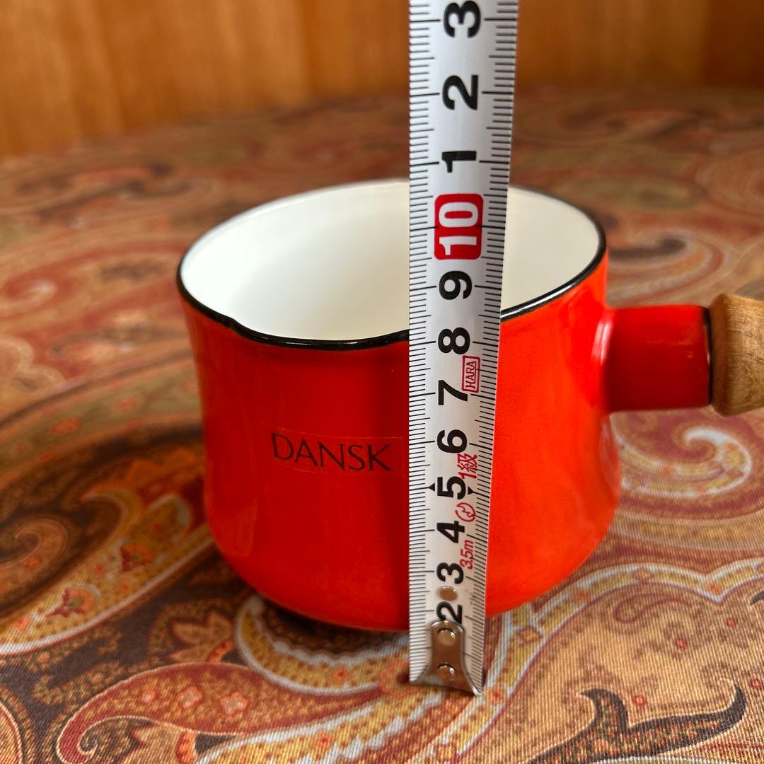 172◆DANSK 9.5cm片手鍋 木製ハンドル　バターウォーマー　ソースパン