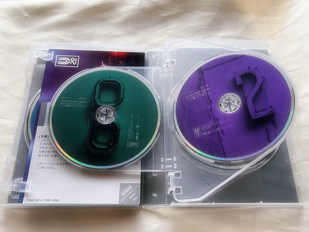 早い者勝ち！UNISONSQUAREGARDEN 20th DVD