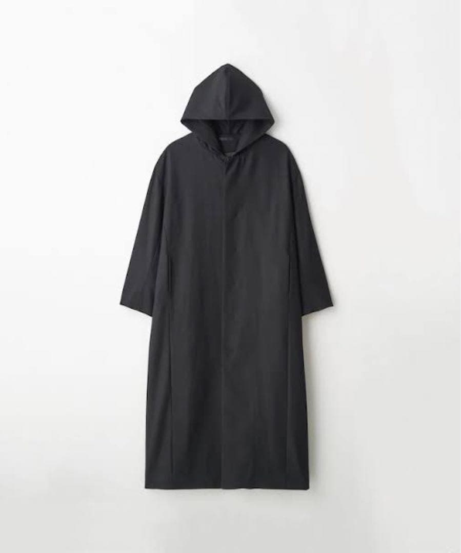 ジャケット・アウター juha EXTREME OVER HOODED COAT BLACK