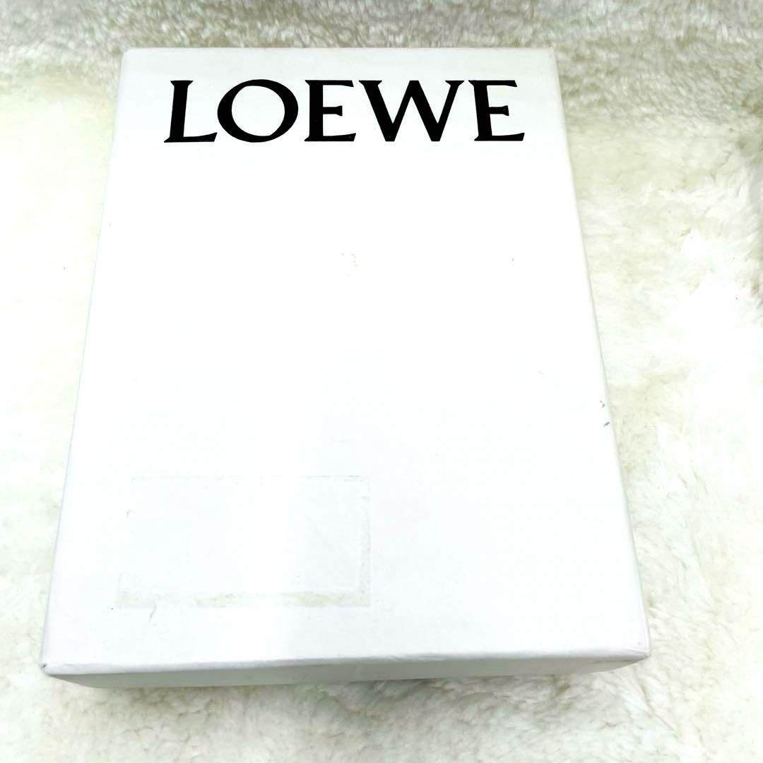 美品 ロエベ LOEWE 2つ折り 財布 コンパクトジップウォレット 付属品完備