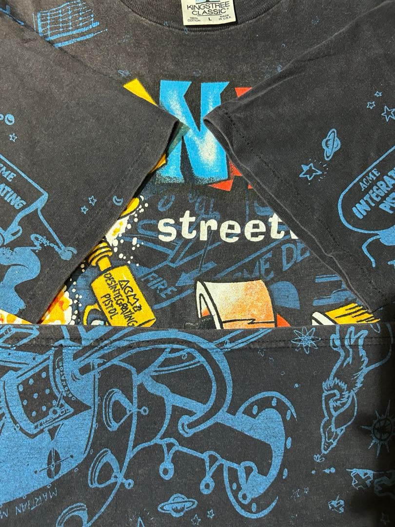 最終値下げ 総柄 マービンザマーシャン ルーニーテューンズ 90s Tシャツ